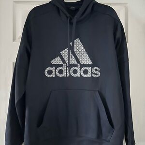 Adidas Men's Blue Hoodie